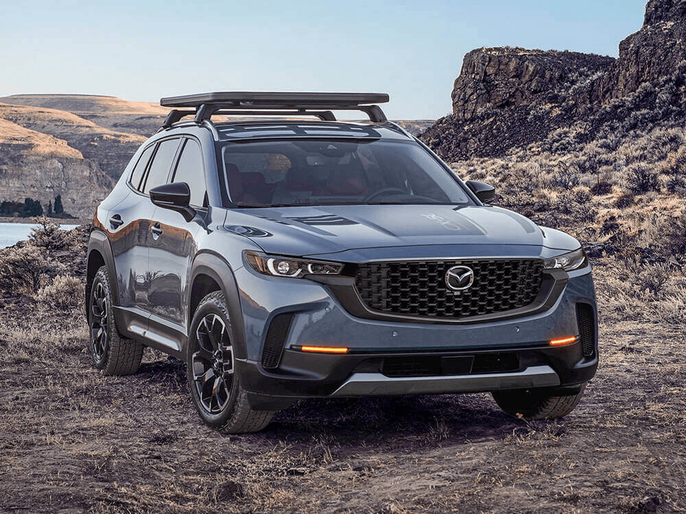 Design moderne du Mazda CX-50 2025.