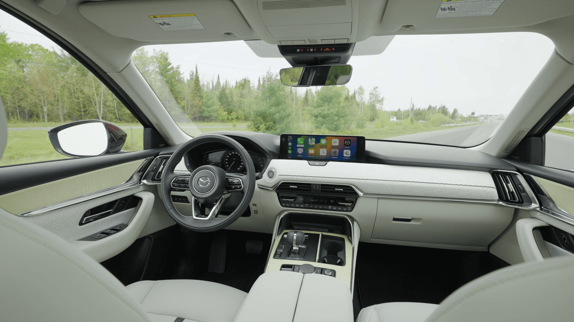 GROUPE-BEAUCAGE-MAZDA-ESSAI-Mazda CX-90 2024-INTERIEUR